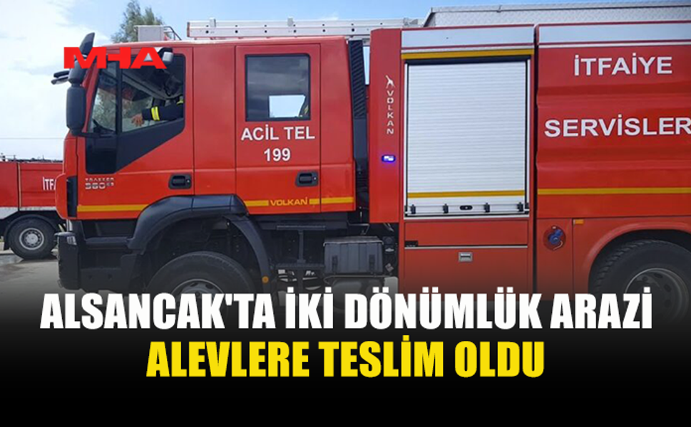 ALSANCAK'TA ELEKTRİK TELLERİ YANGIN ÇIKARDI
