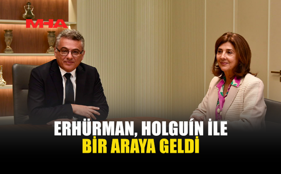 CUMHURBAŞKANI ERHÜRMAN, HOLGUÍN İLE BİR ARAYA GELDİ