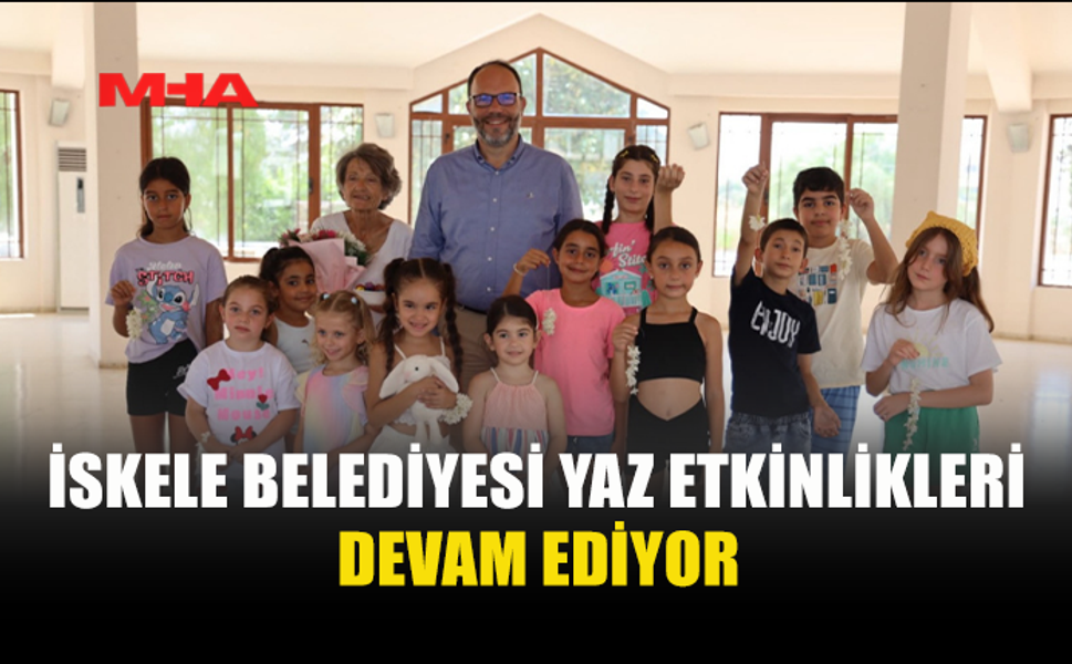 İSKELE'DE ÇOCUKLARA RENKLİ YAZ TATİLİ