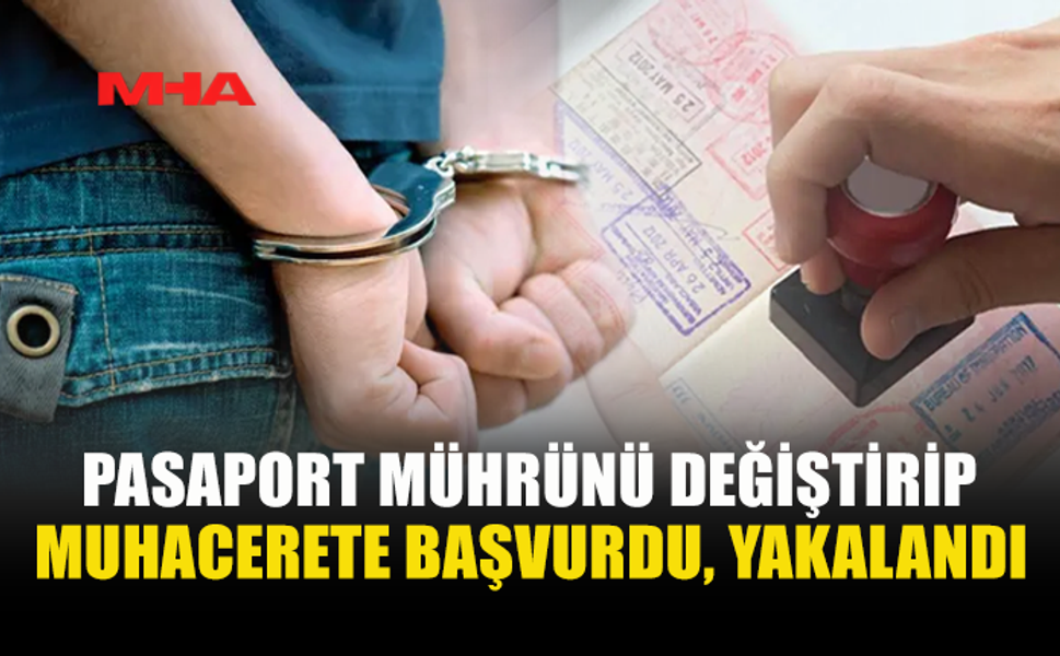SAHTE MUHACERET MÜHRÜYLE İŞLEM YAPMAYA ÇALIŞTI