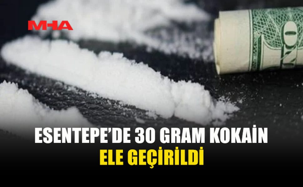 EV BASKININDA KOKAİN ELE GEÇİRİLDİ