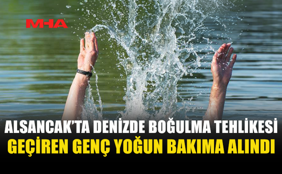 ALSANCAK’TA DENİZDE BOĞULMA TEHLİKESİ GEÇİREN GENÇ HASTANEYE KALDIRILDI