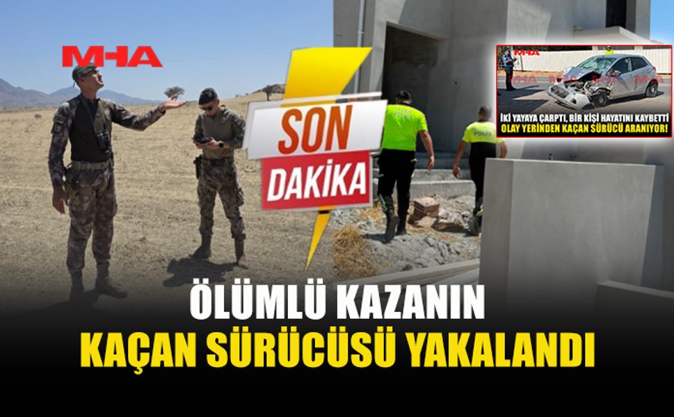 YAYALARA ÇARPIP KAÇAN SÜRÜCÜ DAĞYOLU’NDA YAKALANDI