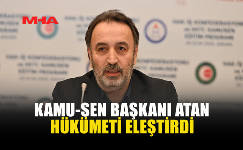 ATAN: “HALKIN DERDİ SEÇİM DEĞİL, GEÇİMDİR”