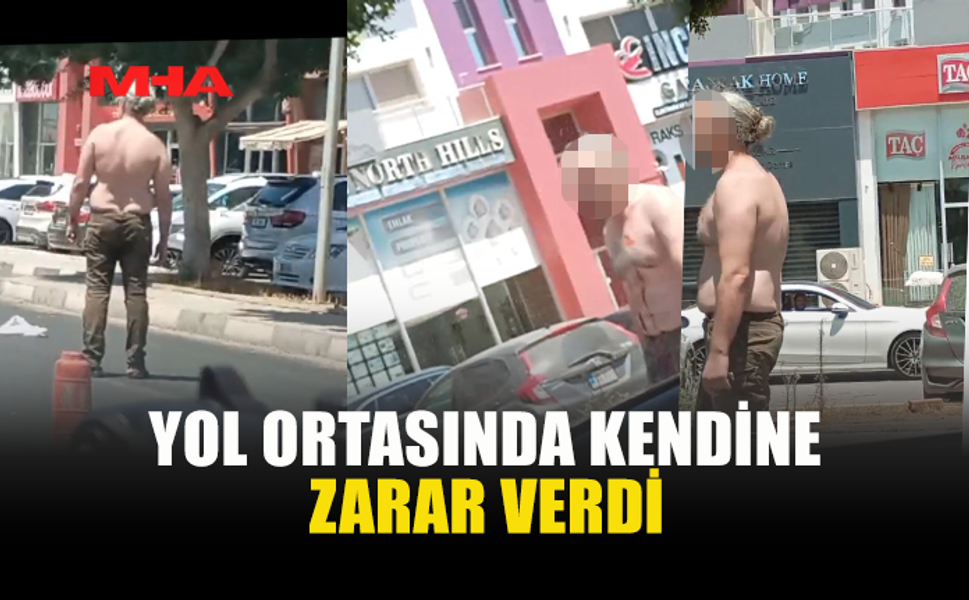 YOL ORTASINDA KENDİNE Z*RAR V*RDİ
