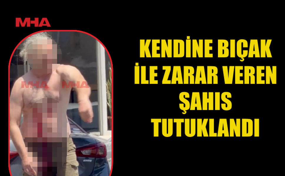 B*ÇAKLA K*NDİNE Z*RAR VERDİ, TRAFİĞİ TEHLİKEYE ATTI