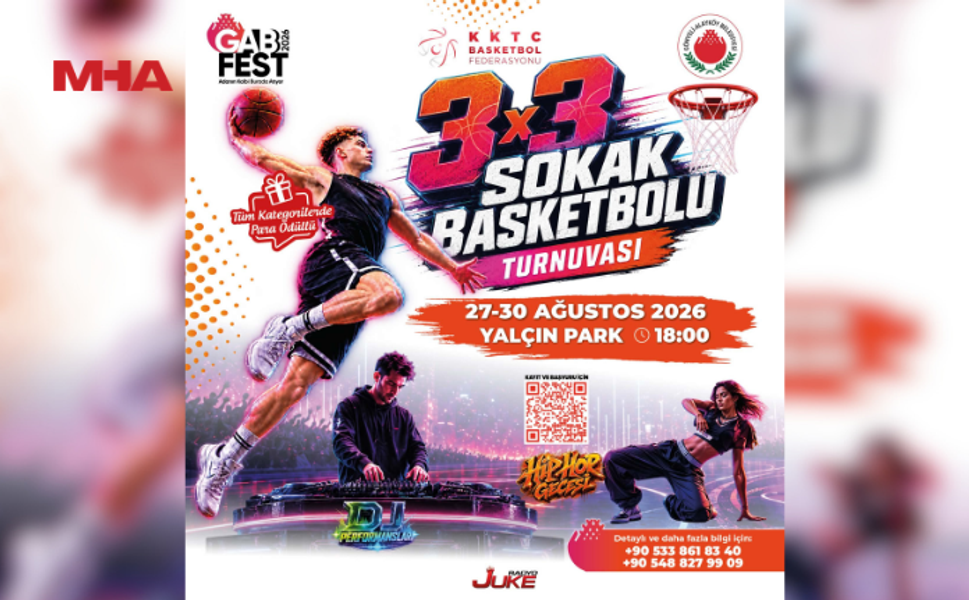 GABFEST 2026’DA 3X3 SOKAK BASKETBOLU KAYITLARI BAŞLADI