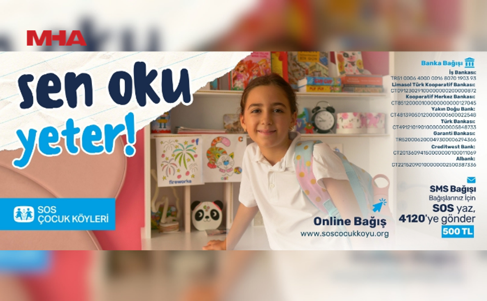 SOS ÇOCUKKÖYÜ DERNEĞİ’NDEN YENİ AKADEMİK YIL ÖNCESİ BAĞIŞ KAMPANYASI