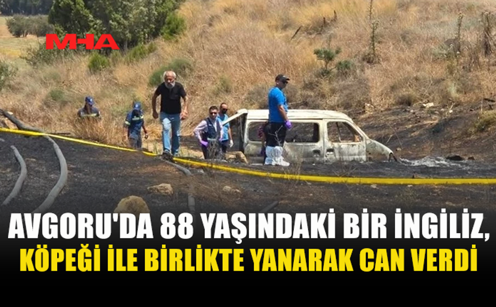 ARAÇ ALEV ALDI: 88 YAŞINDAKİ İNGİLİZ VE KÖPEĞİ HAYATINI KAYBETTİ
