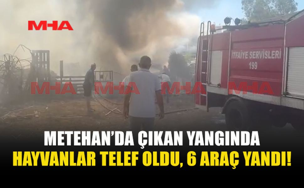 GARAJDA BAŞLAYAN YANGIN FELAKETE DÖNÜŞTÜ