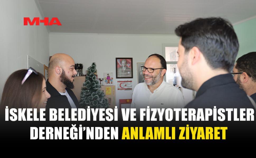 İSKELE BELEDİYESİ’NDEN ÖZEL EĞİTİM OKULUNA DESTEK ZİYARETİ