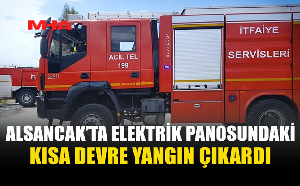ALSANCAK’TA KISA DEVRE SONUCU YANGIN ÇIKTI
