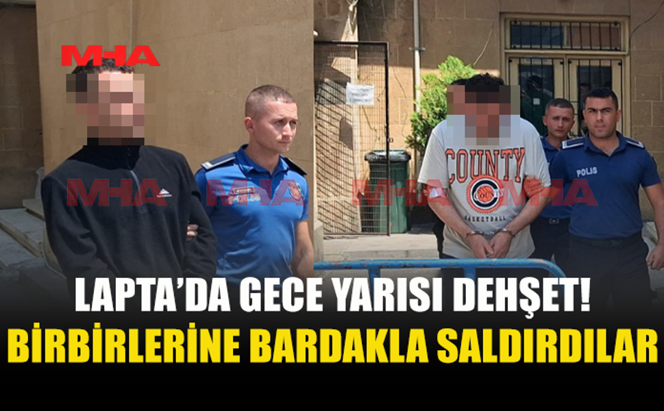 TARTIŞMA BÜYÜDÜ, BARDAKLAR HAVADA UÇUŞTU