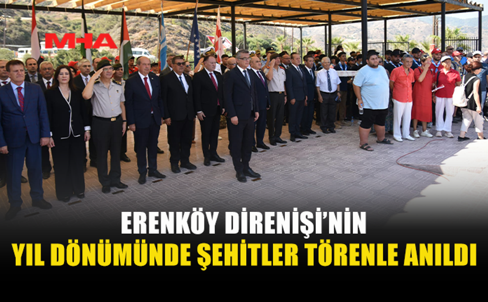 ERENKÖY ŞEHİTLERİ İÇİN ANMA TÖRENİ DÜZENLENDİ