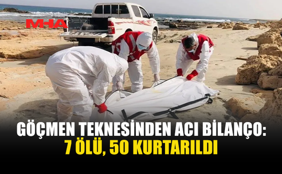 LİBYA AÇIKLARINDA 50 GÖÇMEN KURTARILDI