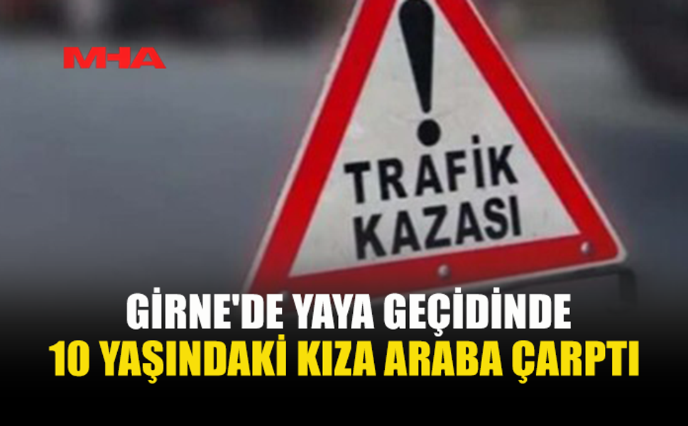 10 YAŞINDAKİ KIZ ÇOCUĞUNA ARABA ÇARPTI!