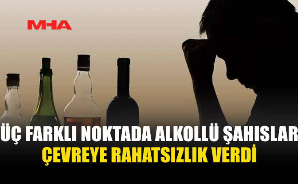 GİRNE, MAĞUSA VE BAFRA’DA SARHOŞLUK NEDENİYLE 3 TUTUKLAMA