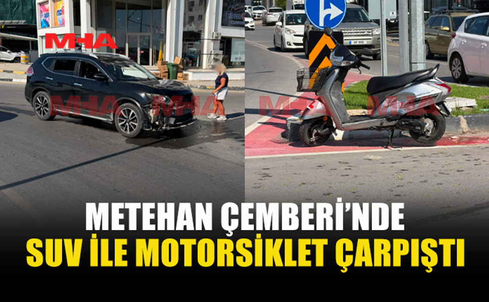 METEHAN ÇEMBERİ’NDE KAZA: MOTORSİKLET SÜRÜCÜSÜ YARALANDI