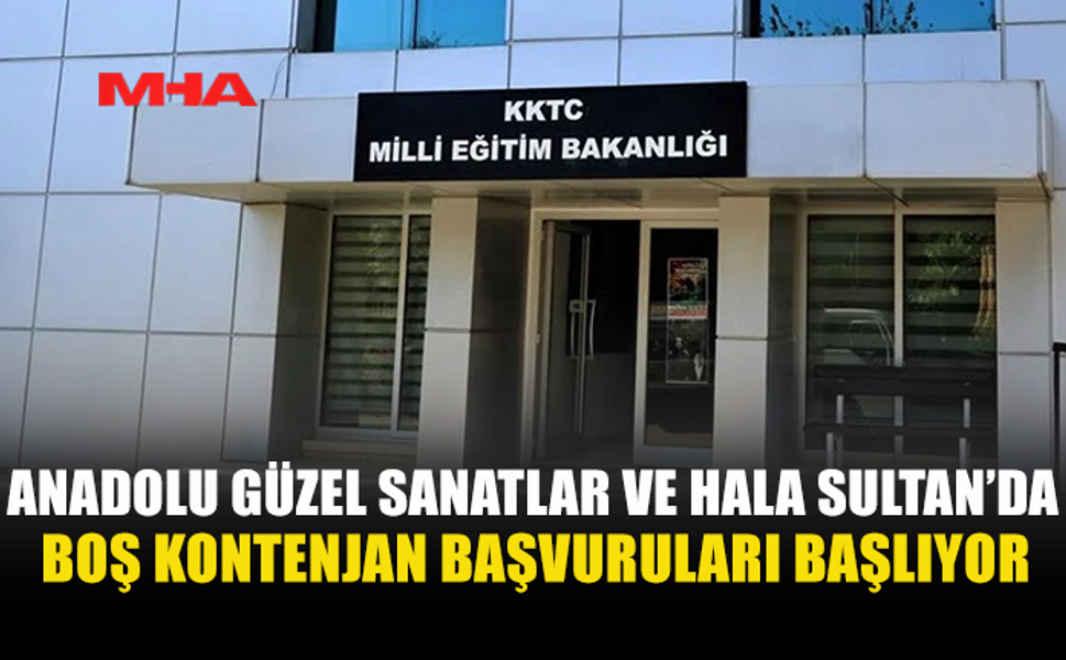 LEFKOŞA’DAKİ İKİ OKULDA BOŞ KONTENJAN FIRSATI