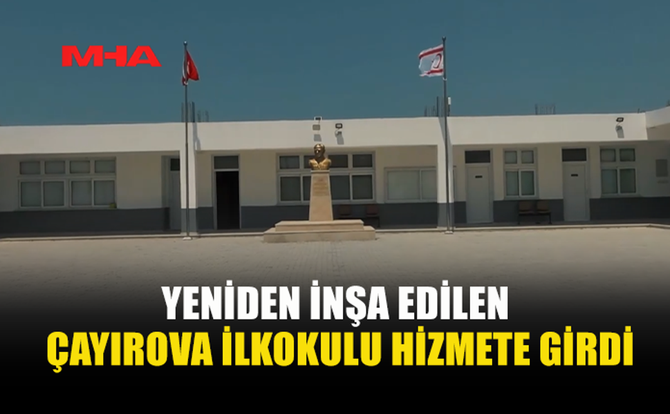 ÇAYIROVA İLKOKULU YENİ BİNASIYLA HİZMETE AÇILDI