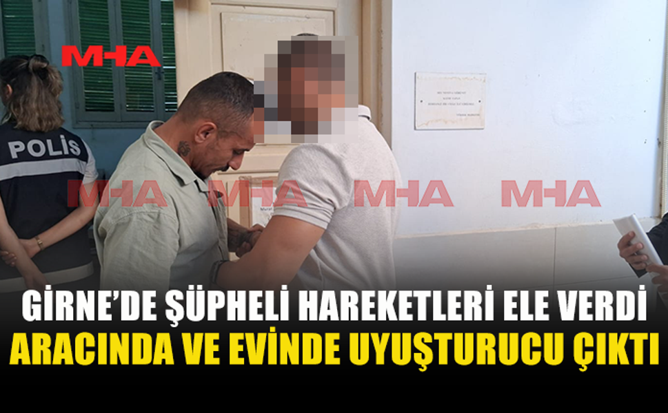 ŞÜPHELİ HAREKETLERİ ELE VERDİ: ÜZERİNDEN KOKAİN ÇIKTI