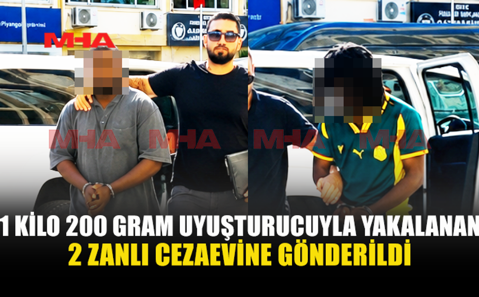 1 KG 200 GR HİNTKENEVİRİ İLE YAKALANAN ZANLILAR HAPSİ BOYLADI