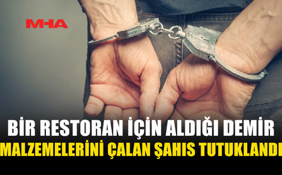 RESTORANIN HESABINA YAZDIRDI, MALZEMELERİ GÖTÜRDÜ