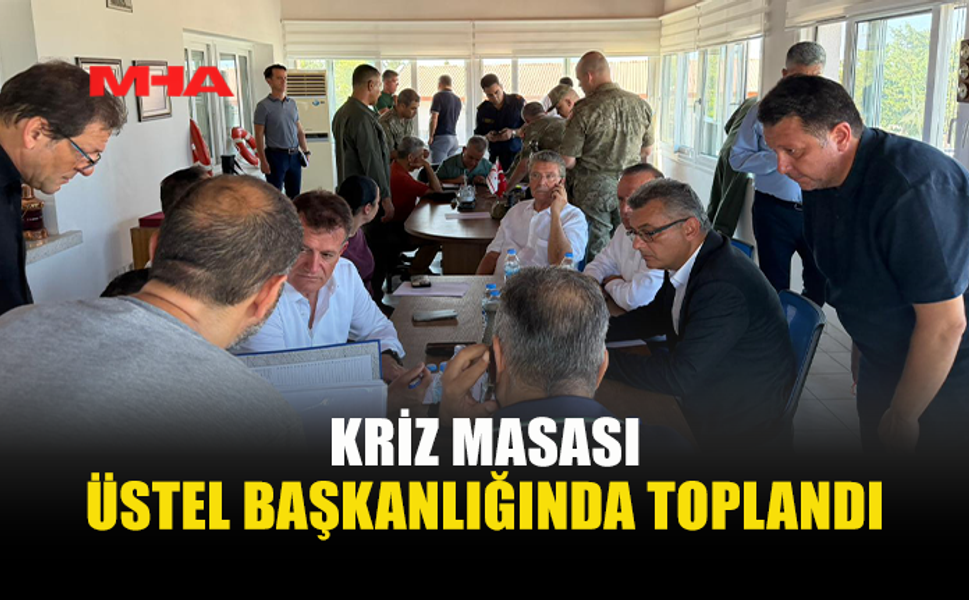 GEMİ KAZASI SONRASI KRİZ MASASI ÜSTEL BAŞKANLIĞINDA TOPLANDI
