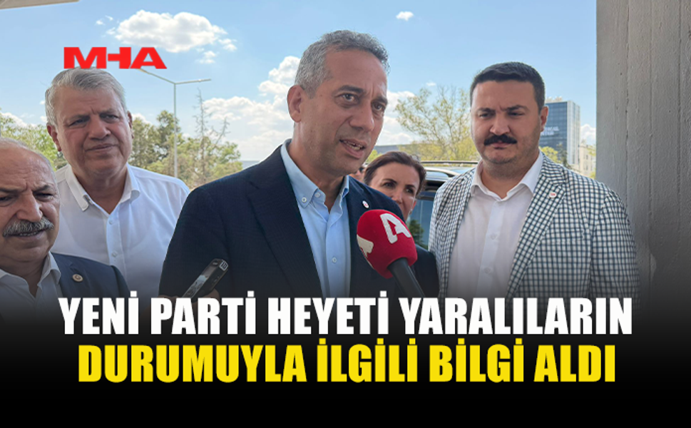 ALİ MAHİR BAŞARIR HASTANEDE YARALILARI ZİYARET ETTİ