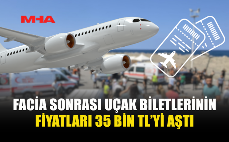 MERSİN-ERCAN UÇUŞLARINDA BİLET FİYATLARI 35 BİN TL’Yİ GÖRDÜ