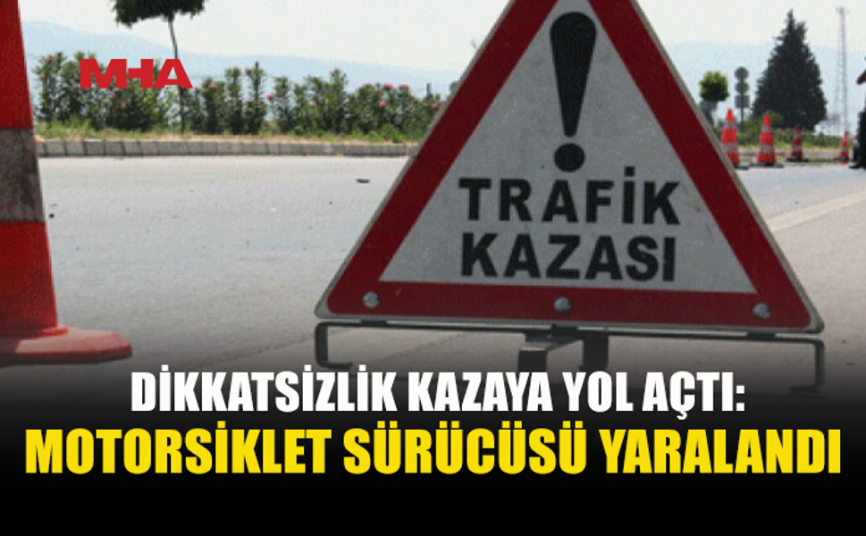 LEFKOŞA’DA MOTOSİKLET KAZASI: SÜRÜCÜ YOĞUN BAKIMDA