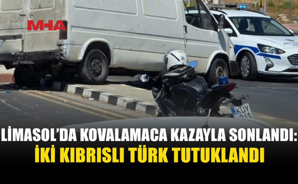 LİMASOL’DA POLİS İLE KIBRISLI TÜRKLERİN BULUNDUĞU ARAÇ ARASINDA KOVALAMACA