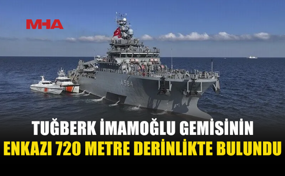 SİLİVRİ AÇIKLARINDA BATTAN GEMİ 720 METRE DERİNLİKTE TESPİT EDİLDİ