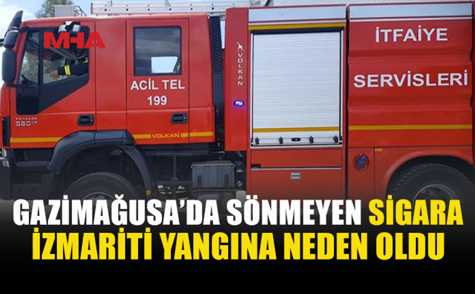 SÖNMEYEN SİGARA İZMARİTİ YATAĞI TUTUŞTURDU