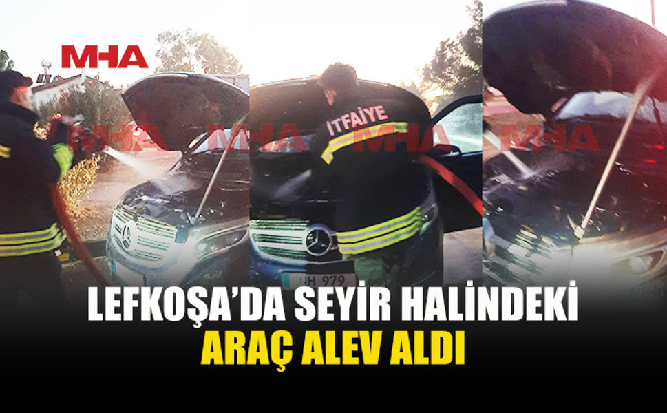 DR. FAZIL KÜÇÜK BULVARI’NDA ARAÇ YANGINI
