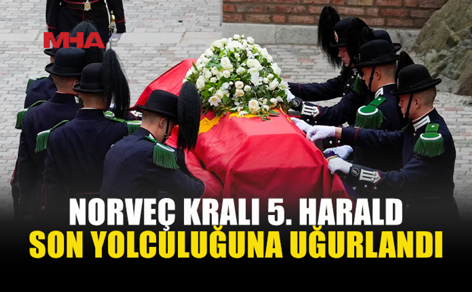 NORVEÇ KRALI 5. HARALD İÇİN OSLO'DA CENAZE TÖRENİ DÜZENLENDİ