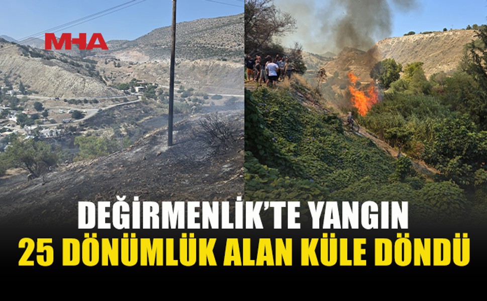 DEĞİRMENLİK’TE İHMALKARLIK YANGINA SEBEP OLDU