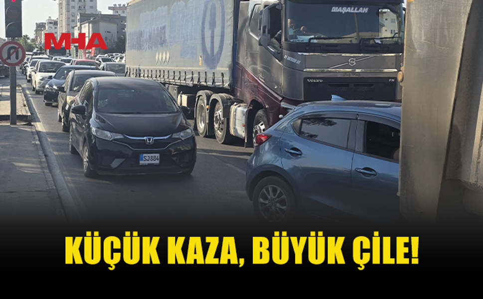 BİR KAZA, KİLOMETRELERCE KUYRUK!