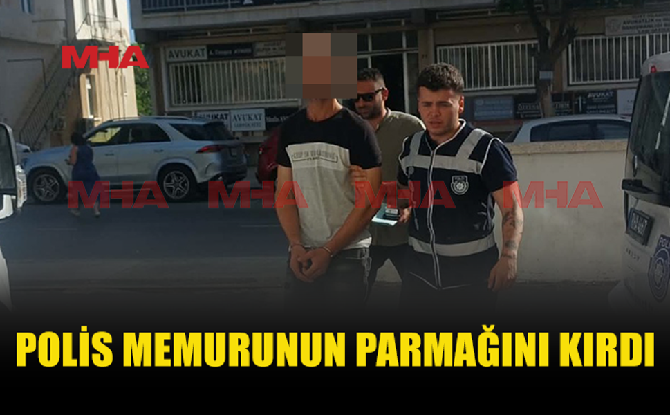 POLİSİN SERÇE PARMAĞINI KIRAN ZANLI TEMİNATA BAĞLANDI
