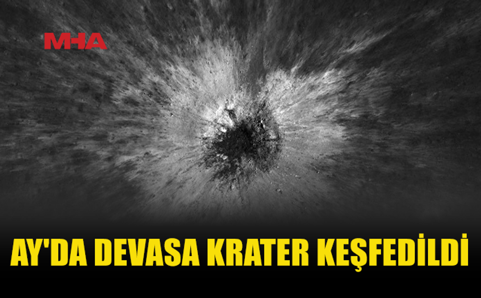 NASA AY’DA 222 METRELİK DEV KRATER BULDU