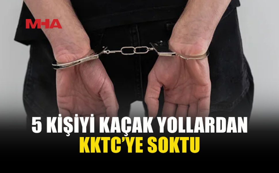 5 KİŞİYİ KAÇAK YOLLARDAN ÜLKEYE GEÇİRDİ