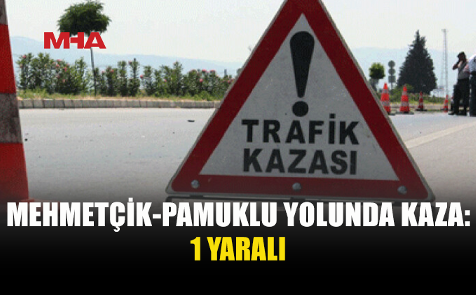 ARAÇ TARLAYA UÇTU: 1 YARALI