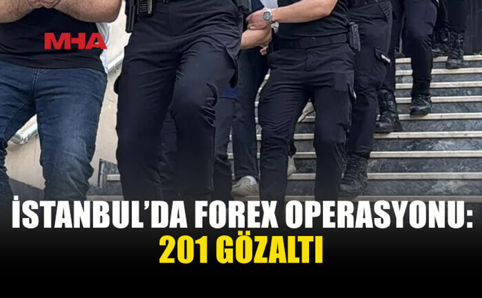 FOREX DOLANDIRICILIĞI OPERASYONUNDA 201 GÖZALTI
