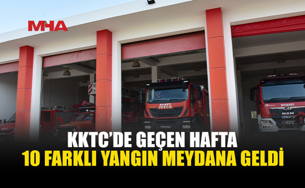 İTFAİYE BİLANÇOSU: 10 YANGIN, 2,5 MİLYON TL ZARAR