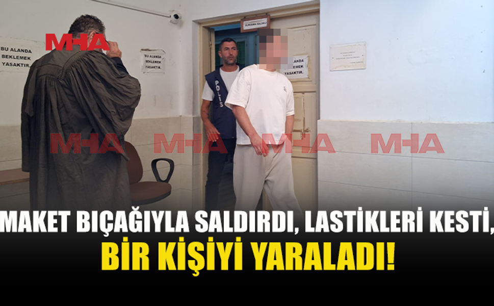 TRAFİKTE BAŞLADI, LASTİK KESME VE YARALAMAYLA DEVAM ETTİ