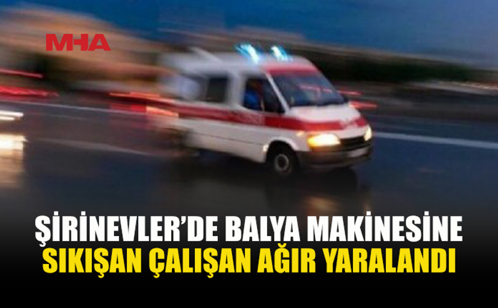 ÇALIŞTIĞI AĞILDA BALYA MAKİNESİNE SIKIŞTI, AĞIR YARALANDI