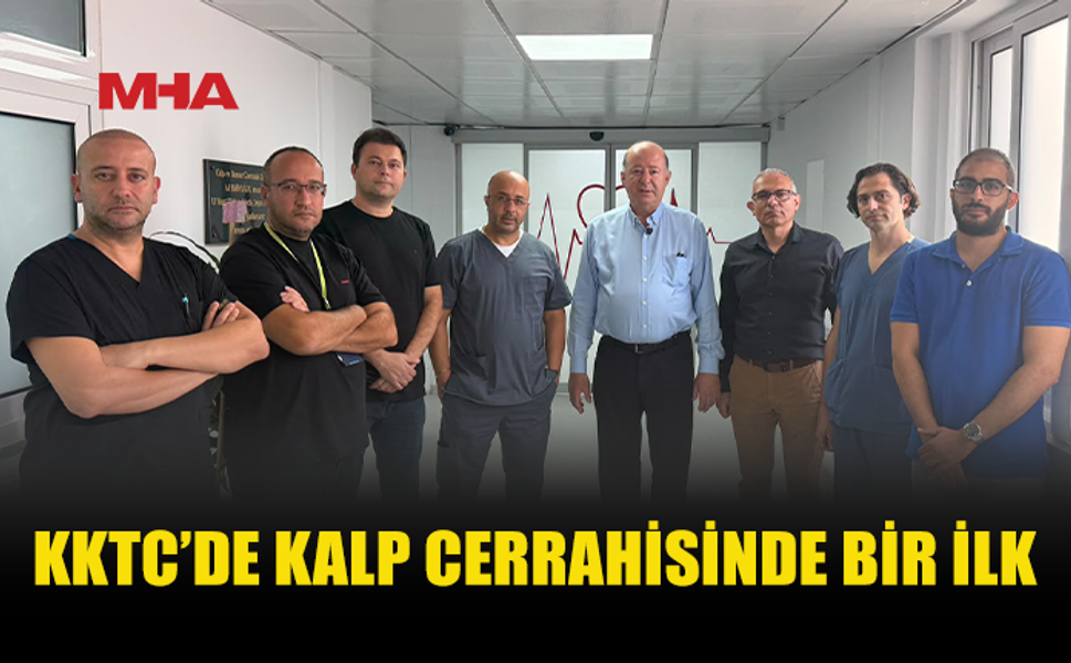KKTC’DE KALP KKTC’DE KALP CERRAHİSİNDE BİR İLK: ROBOTİK CERRAHİYLE MİTRAL KAPAK AMELİYATI GERÇEKLEŞTİRİLDİ BİR İLK