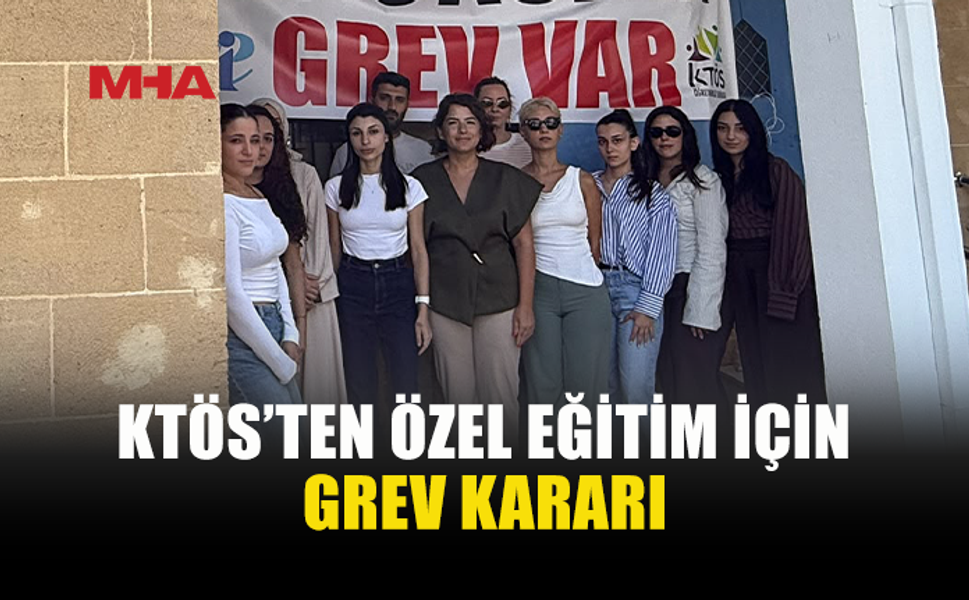 KTÖS, GİRNE ÖZEL EĞİTİM VE İŞ EĞİTİM OKULU’NDA BUGÜN İŞ BIRAKACAK