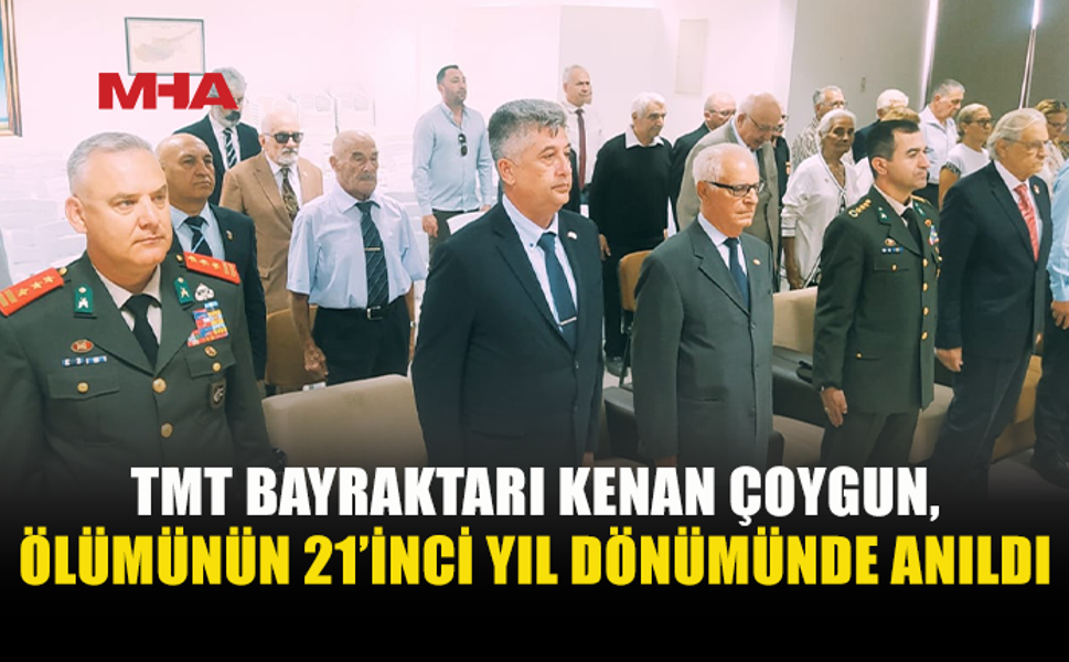 KENAN ÇOYGUN PAŞA LEFKOŞA’DA TÖRENLE ANILDI