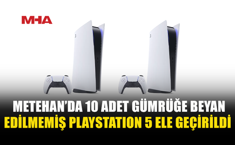 METEHAN'DA ARAÇTAN 10 ADET PLAYSTATION 5 ÇIKTI